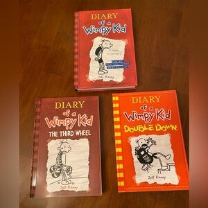 Diary Of A Wimpy Kid Books. Lot Of 3.